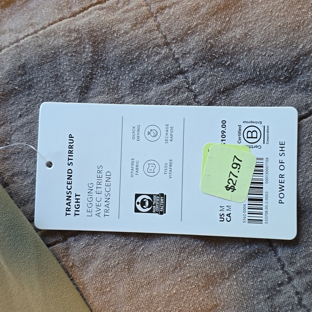 Athleta Transcend Stirrup Tight - Picture 3 of 9